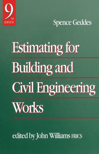 Estimating for Building & Civil Engineering Work, Hardback Book