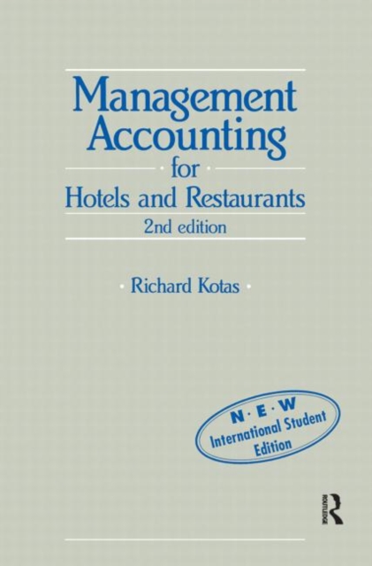 Management Accounting for Hotels and Restaurants, Paperback / softback Book