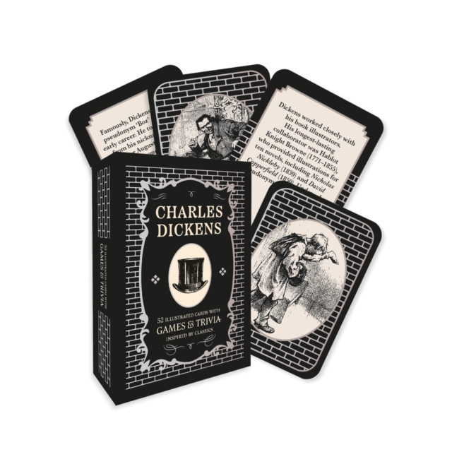 Charles Dickens - A Card and Trivia Game : 52 illustrated cards with games and trivia inspired by classics, Cards Book