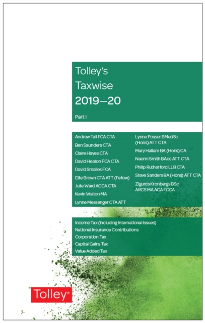 Tolley's Taxwise I 2019-20, Paperback / softback Book