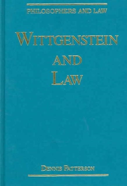 Wittgenstein and Law, Hardback Book
