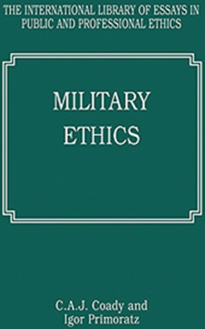 Military Ethics, Hardback Book