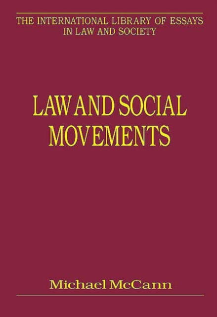 Law and Social Movements, Hardback Book