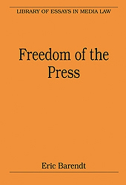 Freedom of the Press, Hardback Book