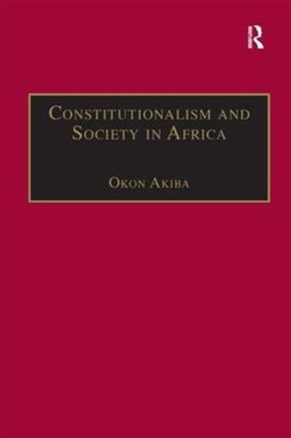 Constitutionalism and Society in Africa, Hardback Book
