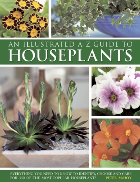 An Illustrated A-Z Guide to Houseplants : Everything You Need to Know to Identify, Choose and Care for 350 of the Most Popular Houseplants, Hardback Book