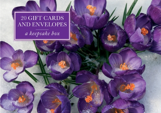 Tin Box of 20 Gift Cards and Envelopes: Crocus, Cards Book