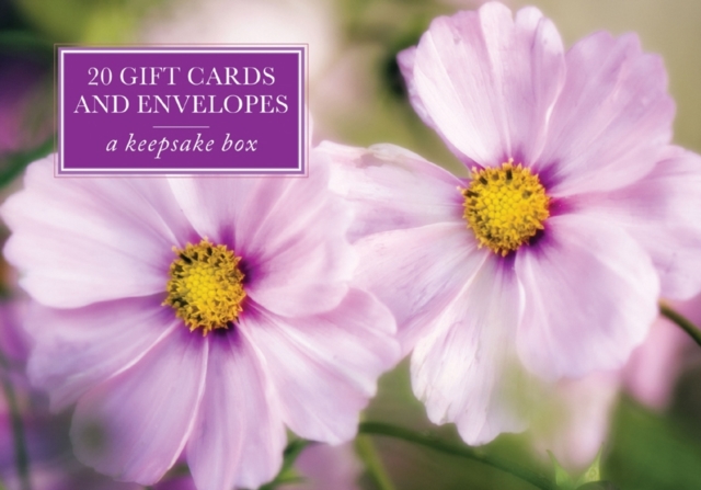 Tin Box of 20 Notecards and Envelopes: Pink Cosmos, Cards Book
