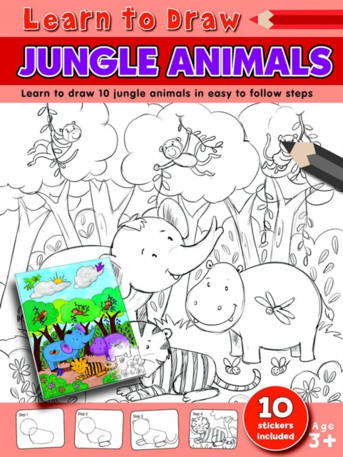 Learn to Draw Jungle Animals : Learning to Draw Activity Book, Paperback / softback Book