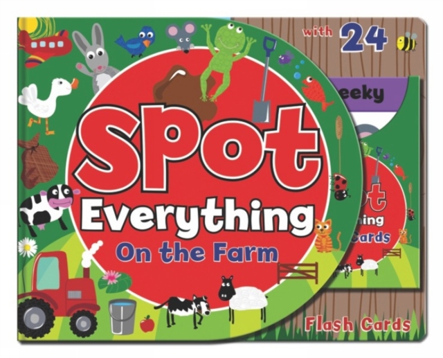 Spot Everything Book - Farm : Spot Everything with Flash Cards, Hardback Book