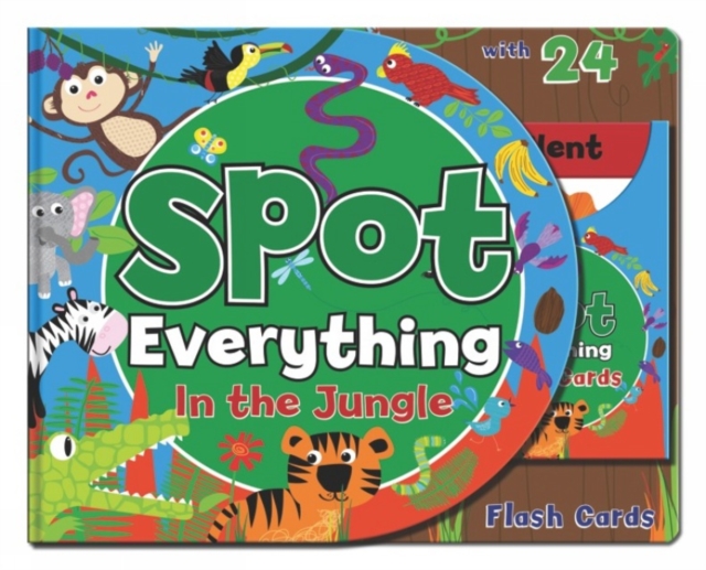 Spot Everything Book - Jungle : Spot Everything with Flash Cards, Hardback Book