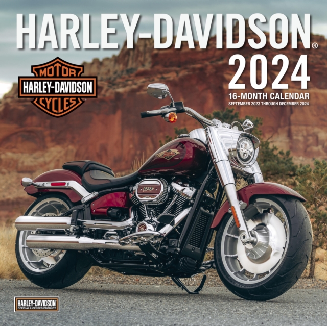 Harley-Davidson 2024 : 16-Month 12x12 Wall Calendar - September 2023 through December 2024, Calendar Book
