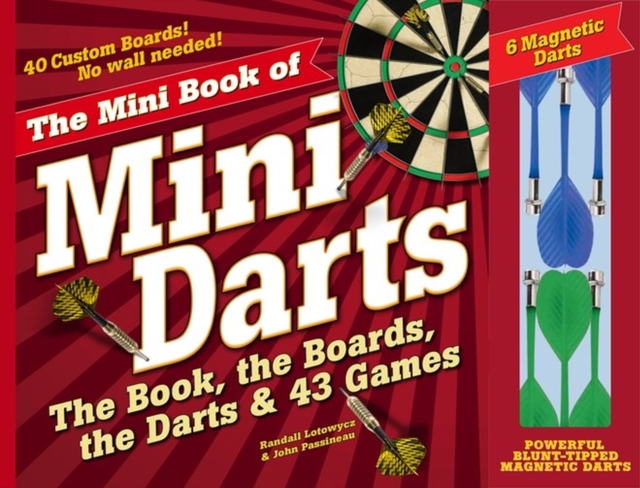 The Mini Book of Mini Darts : The Book, the Boards, the Darts, and 43 Games, Hardback Book