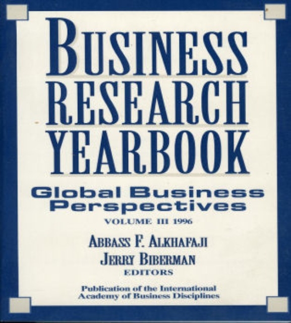 Business Research Yearbook, : Global Business Perspectives, Paperback / softback Book