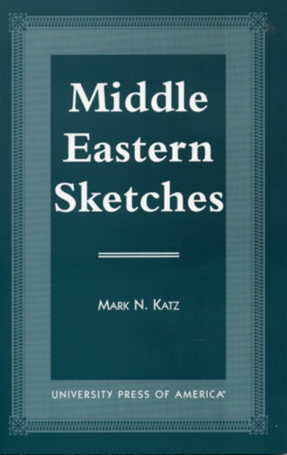 Middle Eastern Sketches, Paperback / softback Book