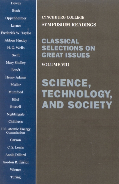 Science, Technology, and Society : Voulume VIII, Paperback / softback Book