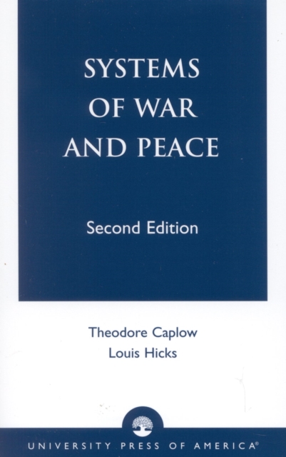 Systems of War and Peace, Paperback / softback Book