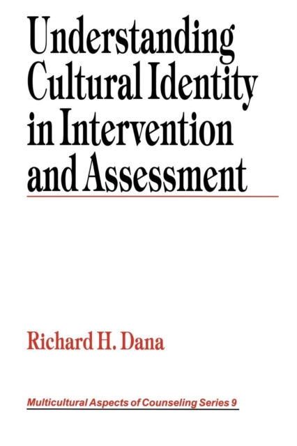 Understanding Cultural Identity in Intervention and Assessment, Paperback / softback Book