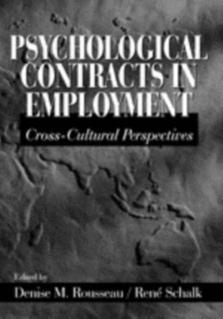 Psychological Contracts in Employment : Cross-National Perspectives, Paperback / softback Book