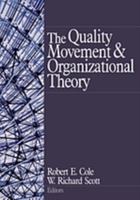 The Quality Movement and Organization Theory, Paperback / softback Book