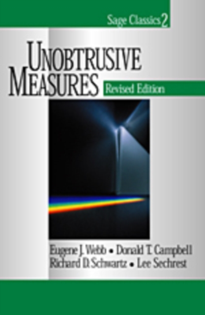 Unobtrusive Measures, Paperback / softback Book