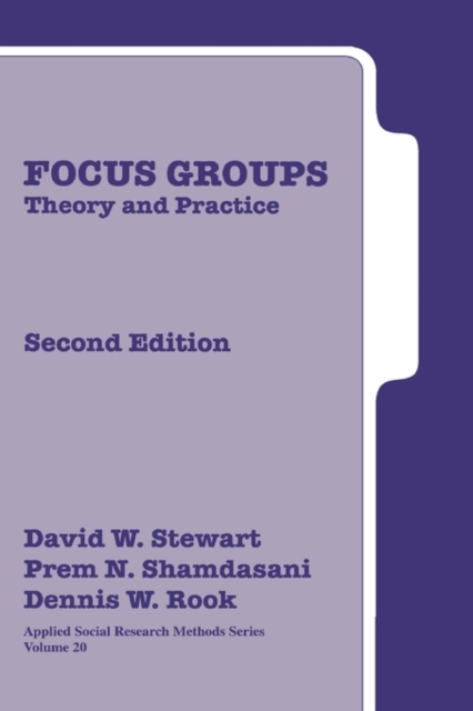 Focus Groups : Theory and Practice, Hardback Book