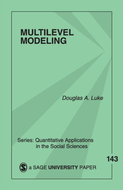 Multilevel Modeling, Paperback / softback Book