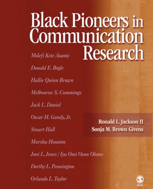 Black Pioneers in Communication Research, Paperback / softback Book
