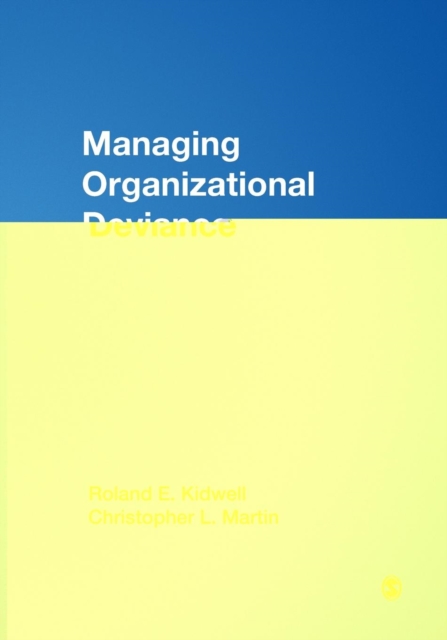 Managing Organizational Deviance, Paperback / softback Book