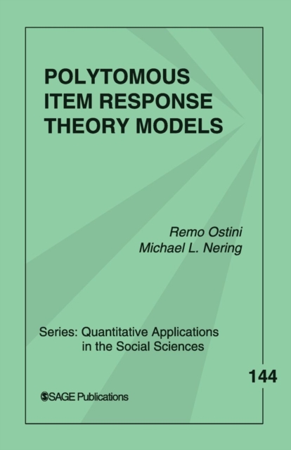 Polytomous Item Response Theory Models, Paperback / softback Book