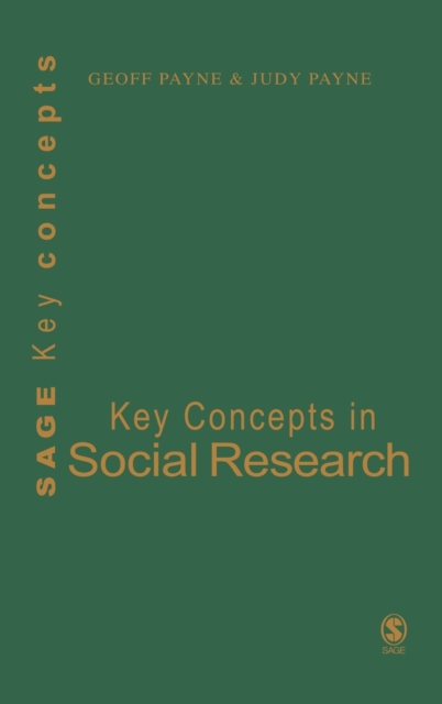 Key Concepts in Social Research, Hardback Book