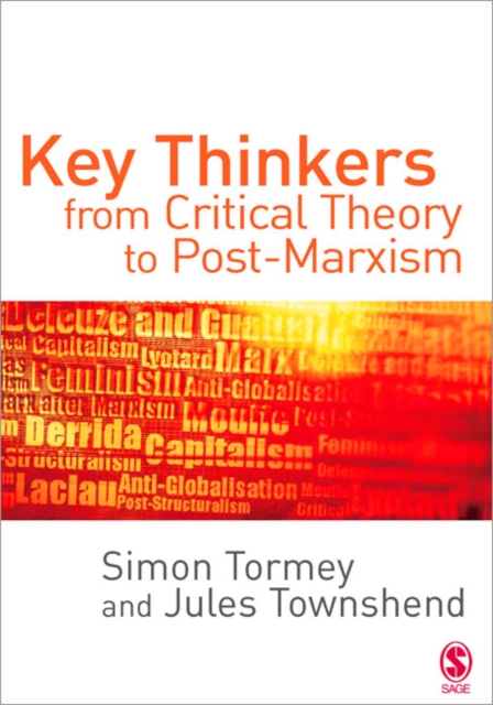 Key Thinkers from Critical Theory to Post-Marxism, Paperback / softback Book