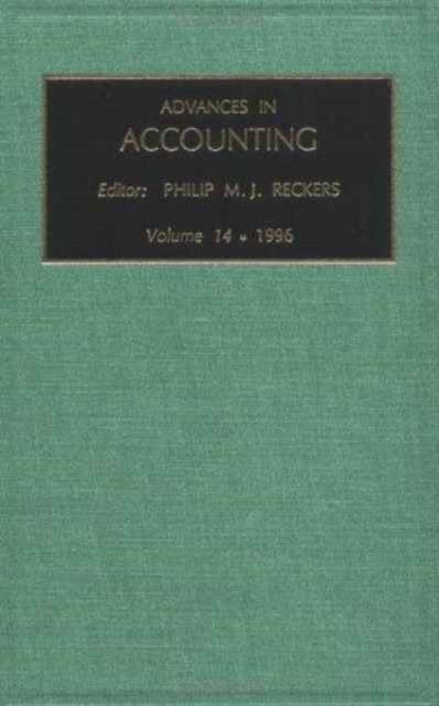 Advances in Accounting : v. 14, Hardback Book