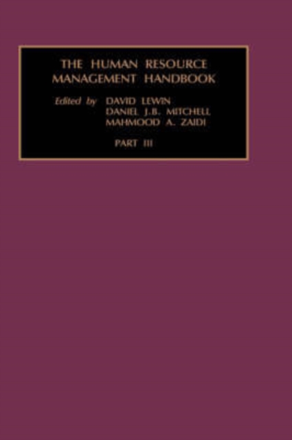 Human Resource Management Handbook (3 Vol Set), Multiple-component retail product Book