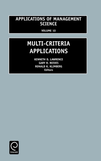 Multi-Criteria Applications, Hardback Book