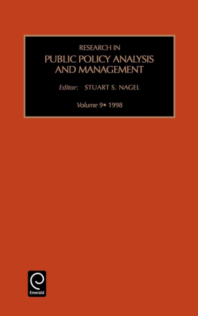 Research in Public Policy Analysis and Management, Hardback Book