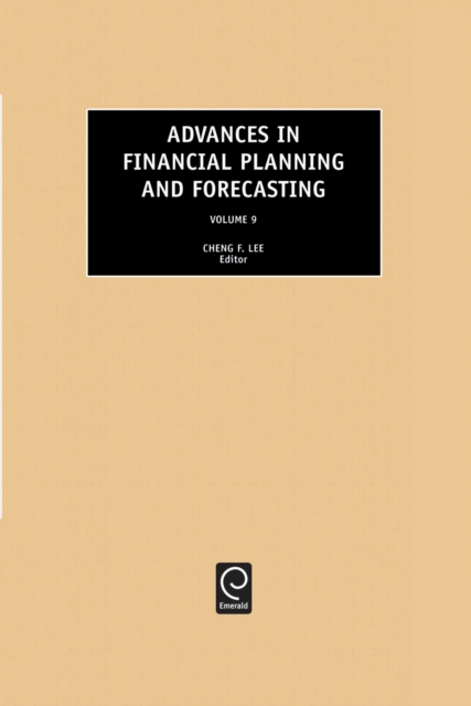 Advances in Financial Planning and Forecasting, Hardback Book