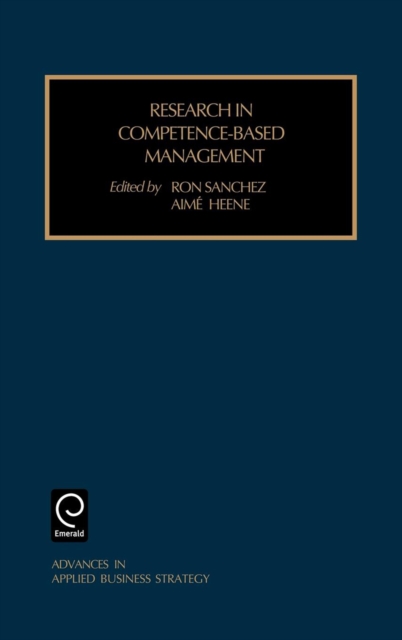 Research in Competence-based Management, Hardback Book