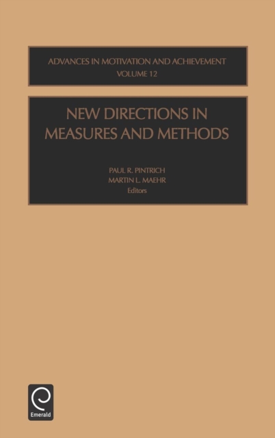 New Directions in Measures and Methods, Hardback Book