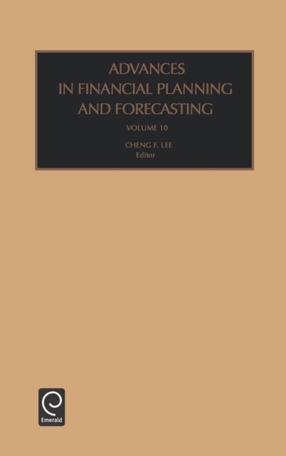 Advances in Financial Planning and Forecasting, Hardback Book