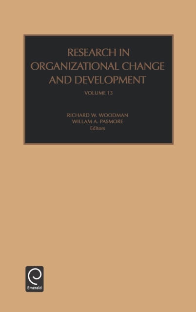 Research in Organizational Change and Development, Hardback Book