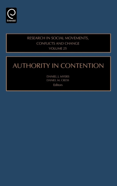 Authority in Contention, Hardback Book