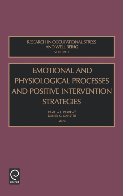 Emotional and Physiological Processes and Positive Intervention Strategies, Hardback Book