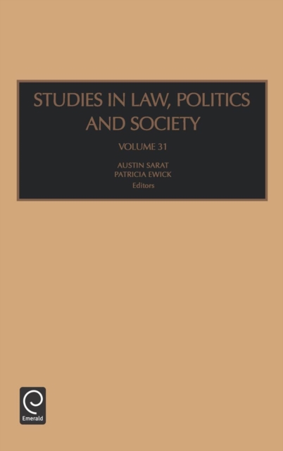 Studies in Law, Politics and Society, Hardback Book