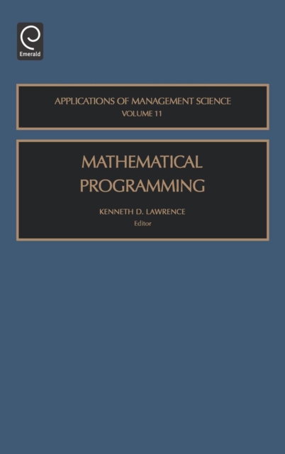 Mathematical Programming, Hardback Book