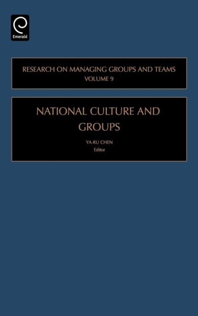 National Culture and Groups, Hardback Book