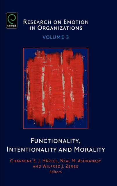 Functionality, Intentionality and Morality, Hardback Book