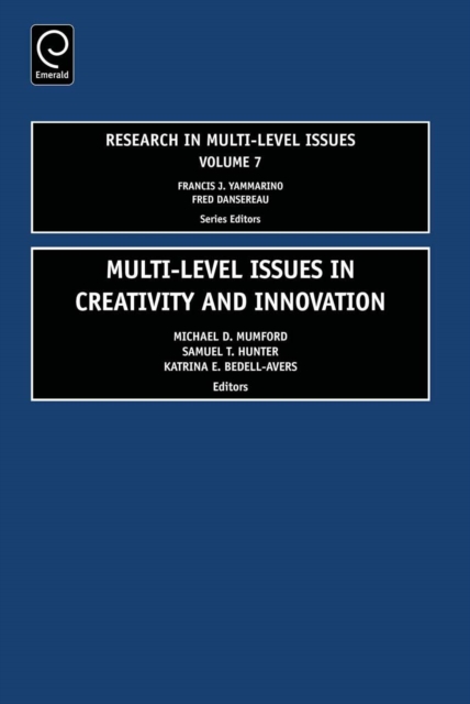 Multi Level Issues in Creativity and Innovation, Hardback Book