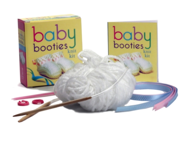Baby Booties Knit Kit, Mixed media product Book