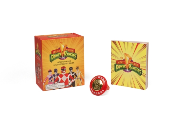 Mighty Morphin Power Rangers Light-Up Ring and Illustrated Book, Mixed media product Book